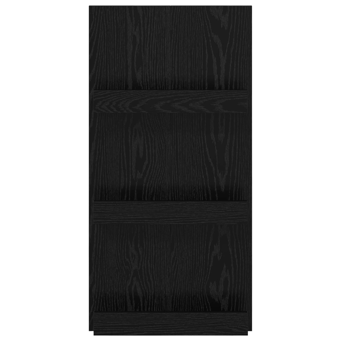 Magasinreol med hylle Svart Eik 51 x 11 x 102 cm Konstruert tre