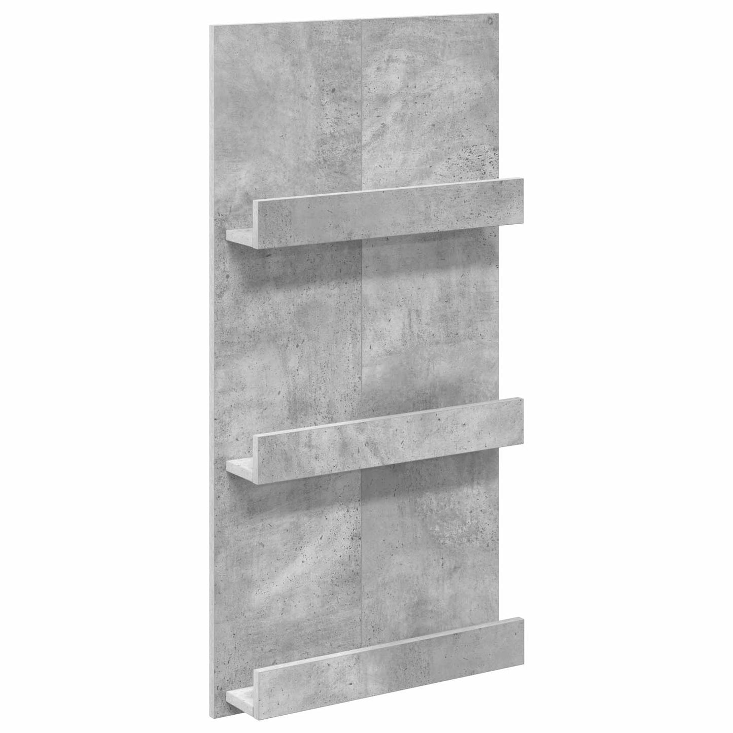 Magasinreol med hylle Betonggrå 51 x 11 x 102 cm Konstruert tre