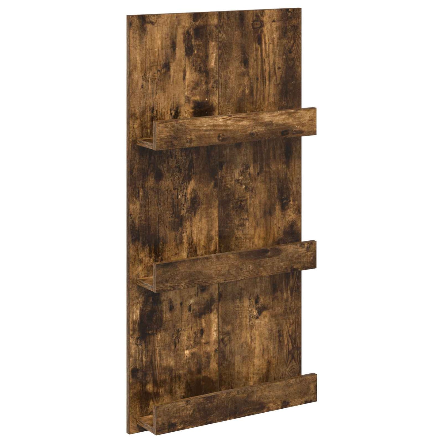 Magasinreol med hylle Røkt eik 51 x 11 x 102 cm Konstruert tre