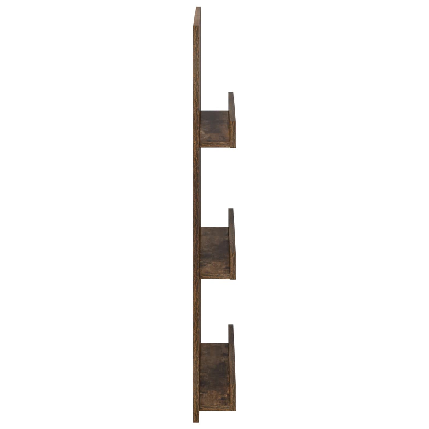 Magasinreol med hylle Røkt eik 51 x 11 x 102 cm Konstruert tre