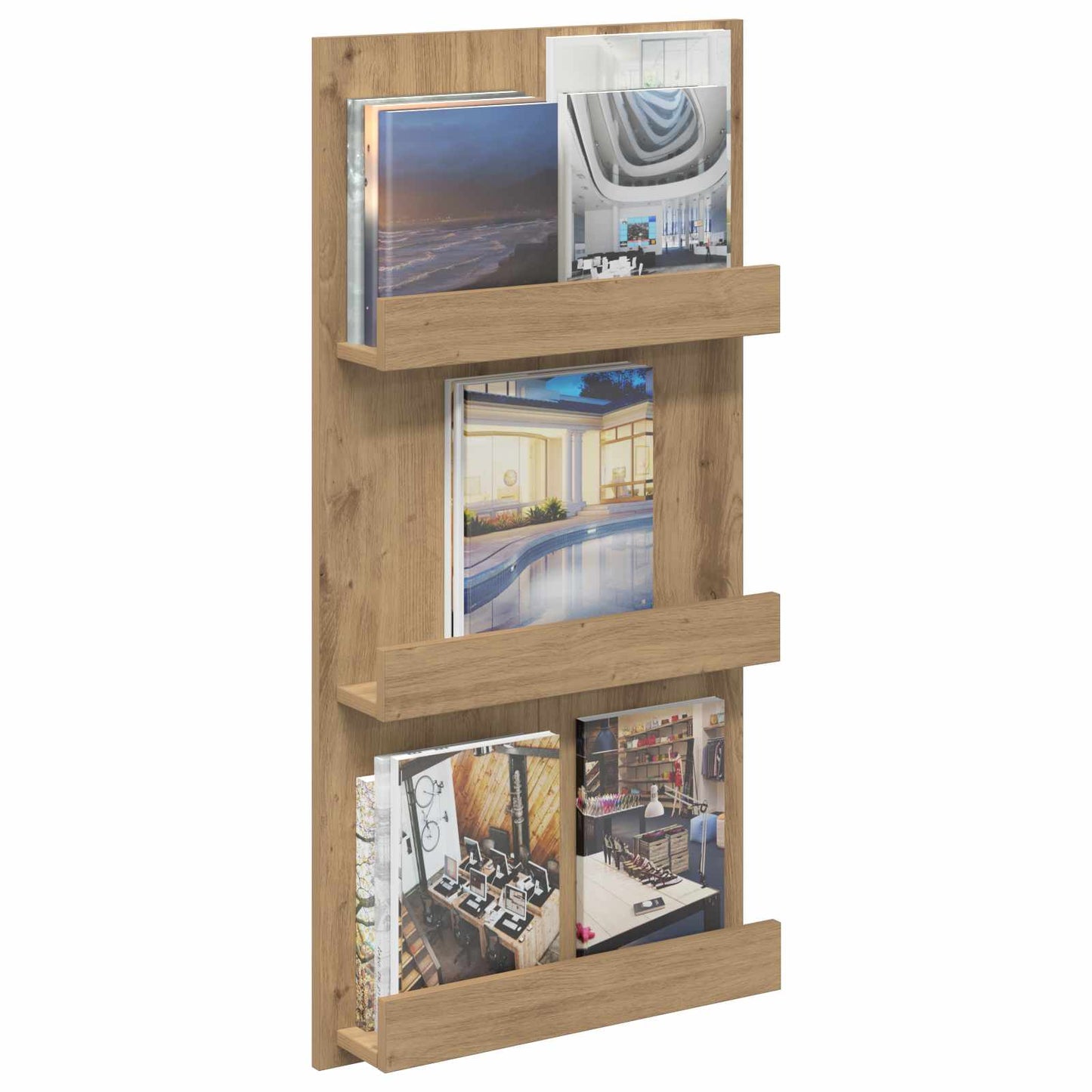 Magasinreol Artisan Eik 51 x 11 x 102 cm Konstruert tre