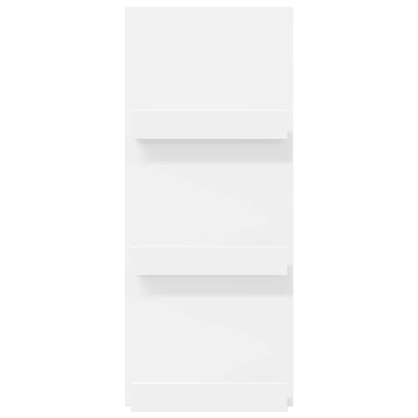 Magasinreol med hylle Hvit 51 x 11 x 102 cm Konstruert tre vidaXL