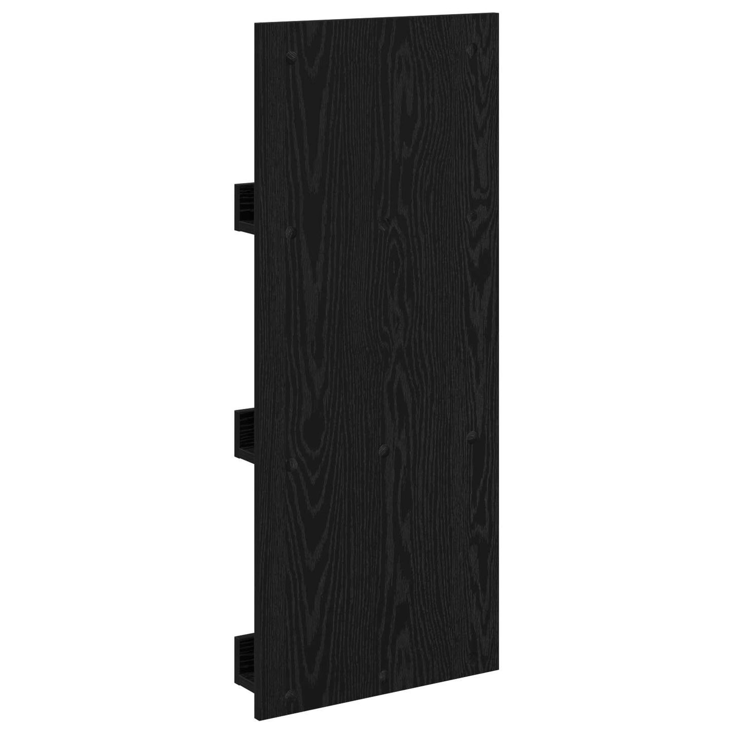 Magasinreol med hylle Svart Eik 43 x 11 x 102 cm Konstruert tre