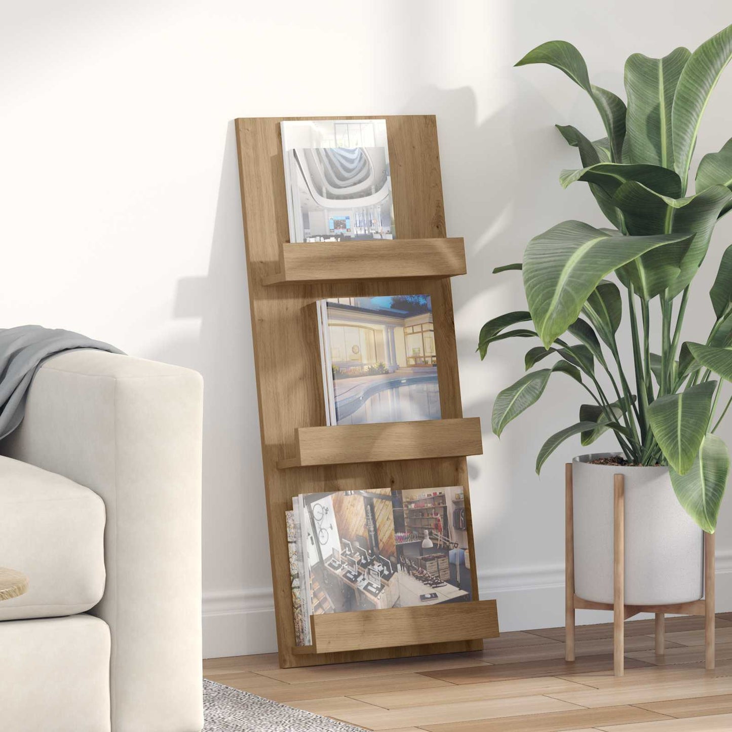 Magasinreol Artisan Eik 43 x 11 x 102 cm Konstruert tre