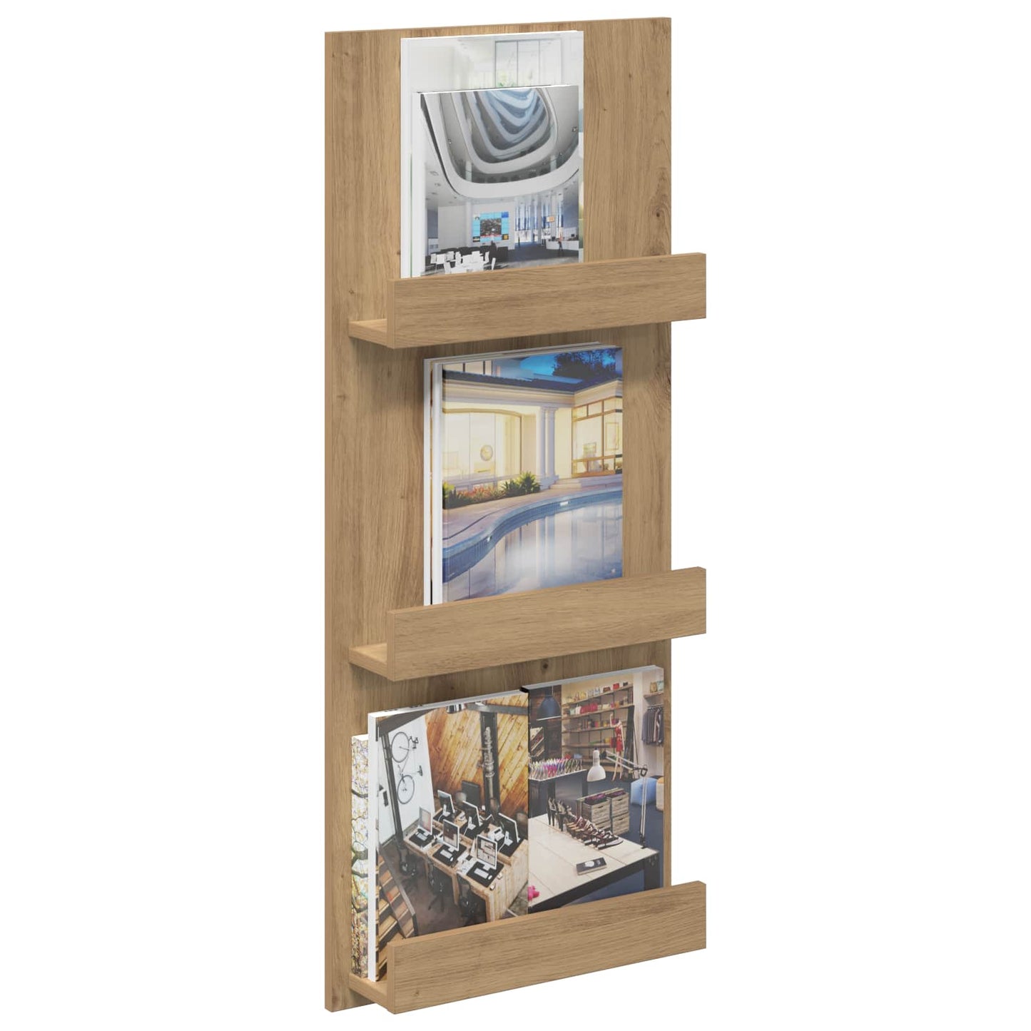Magasinreol Artisan Eik 43 x 11 x 102 cm Konstruert tre