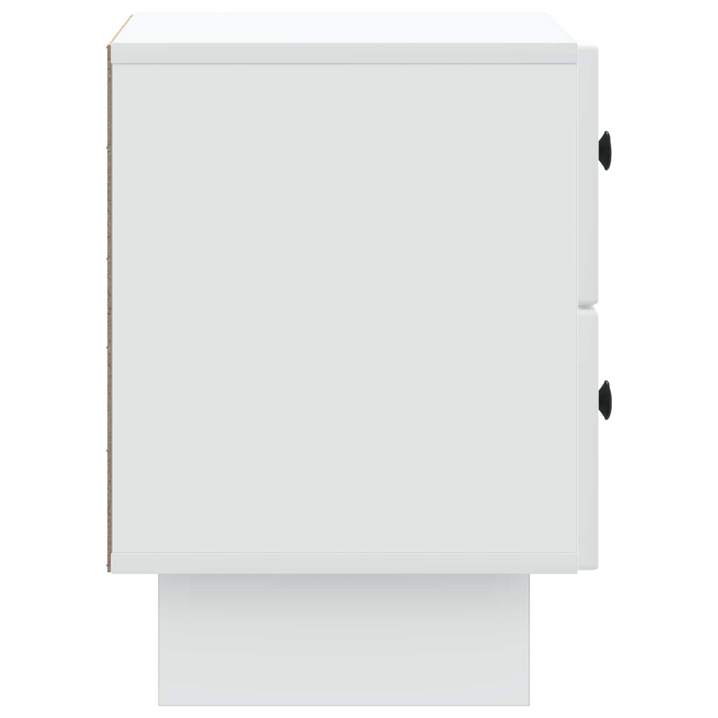 Nattbordskap 2 pcs Hvit 43 x 34,5 x 47,5 cm Konstruert tre