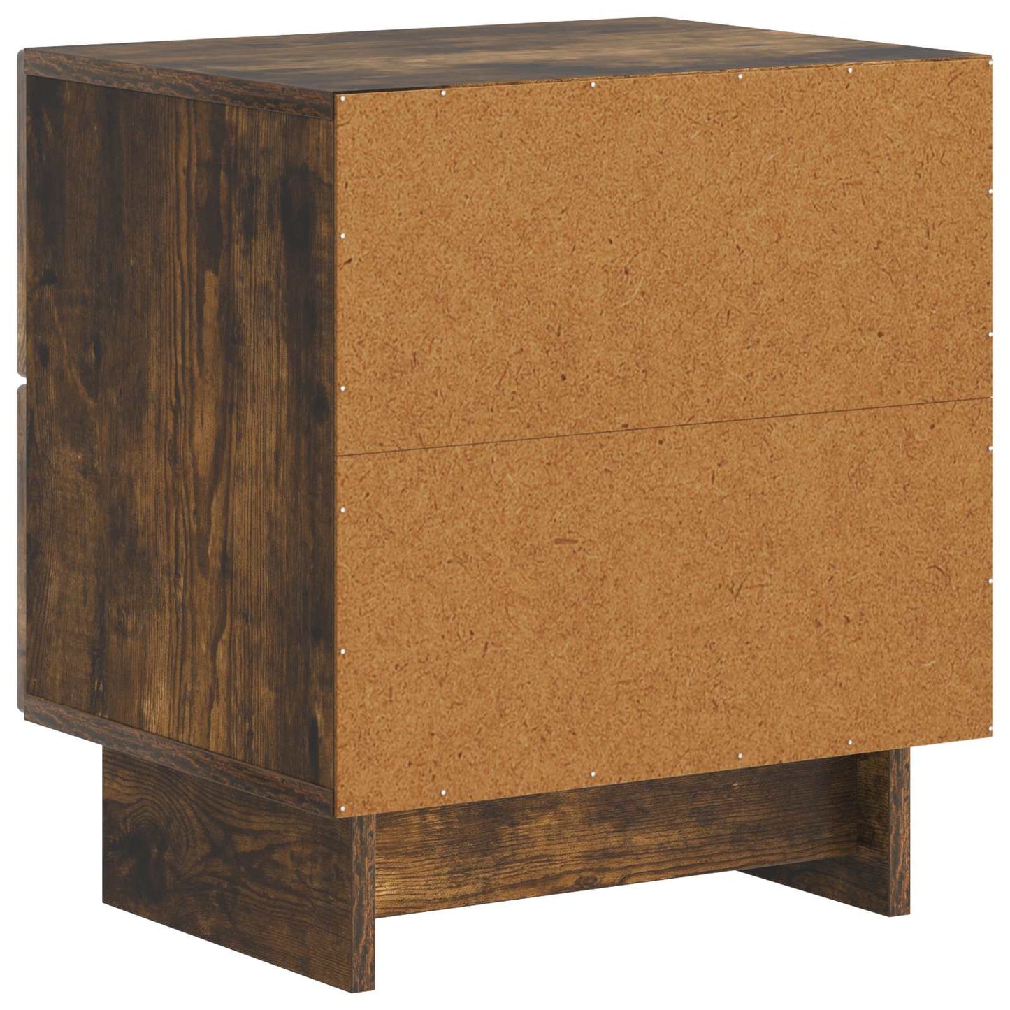 Nattbordskap 2 pcs Røkt Eik 43 x 34,5 x 47,5 cm Konstruert tre
