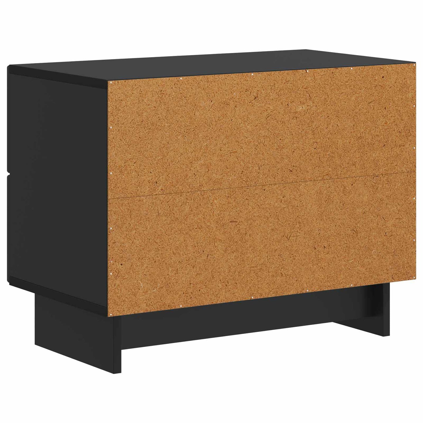 Nattbordskap med skuff Svart 62 x 34,5 x 47,5 cm Konstruert tre