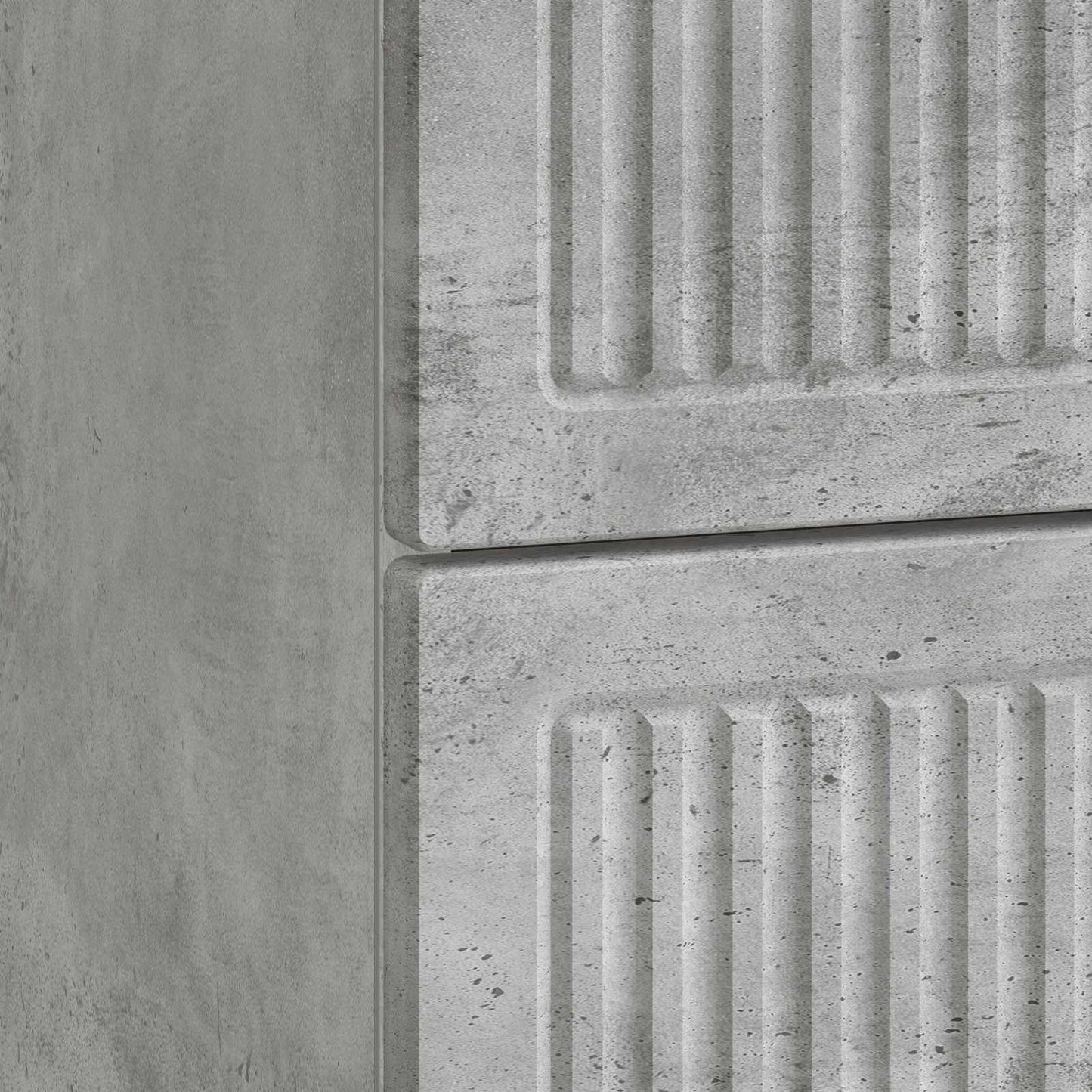 Nattbordskap Betonggrå 62 x 34,5 x 47,5 cm Konstruert tre
