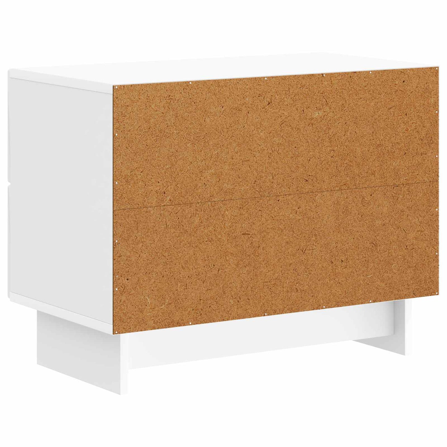 Nattbordskap Høgglans hvit 62 x 34,5 x 47,5 cm Konstruert tre