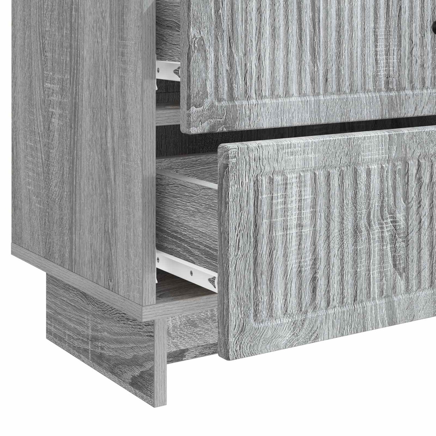 Nattbordskap Grå sonoma 62 x 34,5 x 47,5 cm Konstruert tre
