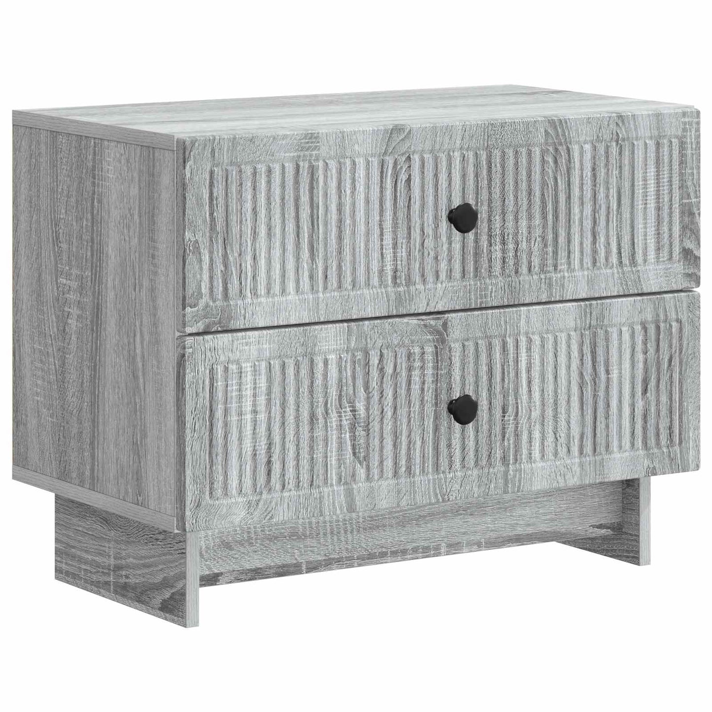 Nattbordskap Grå sonoma 62 x 34,5 x 47,5 cm Konstruert tre