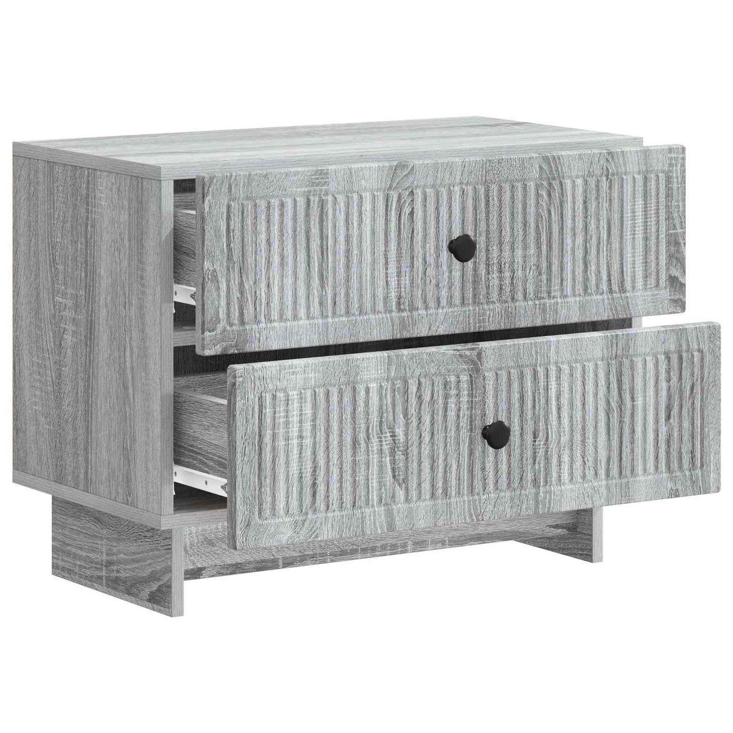 Nattbordskap Grå sonoma 62 x 34,5 x 47,5 cm Konstruert tre
