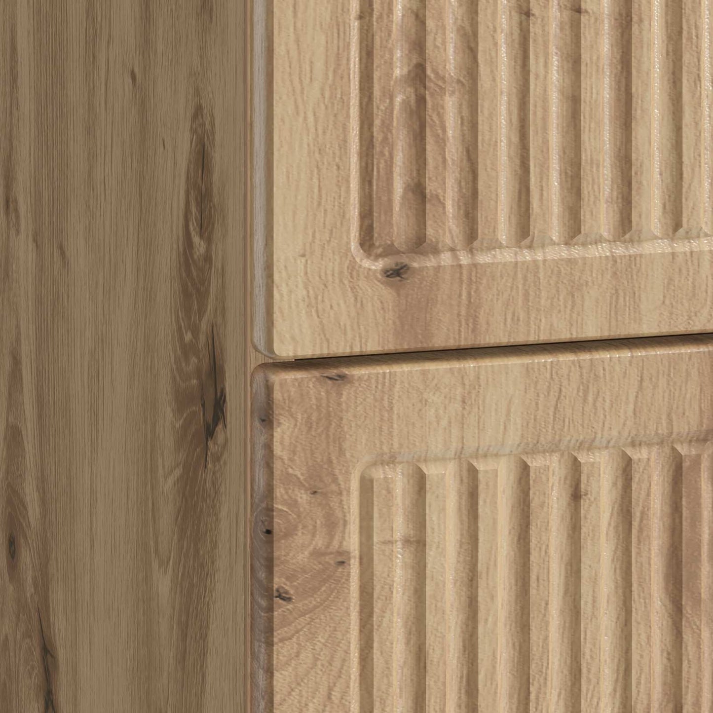 Nattbordskap Artisan eik 62 x 34,5 x 47,5 cm Konstruert tre