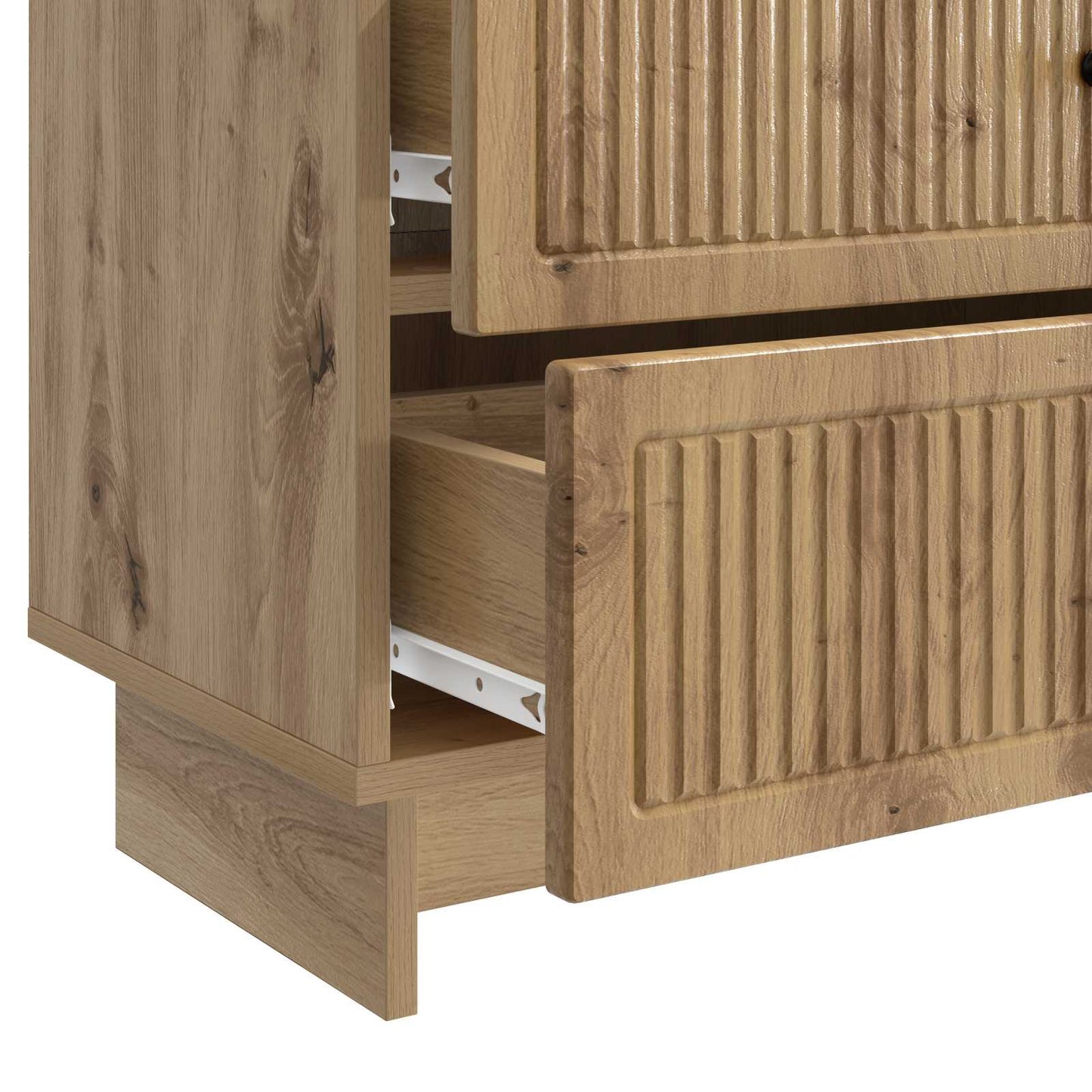 Nattbordskap Artisan eik 62 x 34,5 x 47,5 cm Konstruert tre