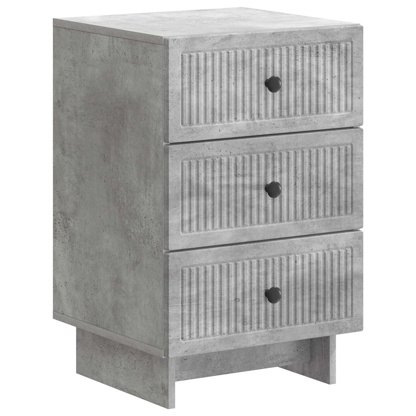 Nattbordskap Betonggrå 43 x 41 x 66,5 cm Konstruert tre