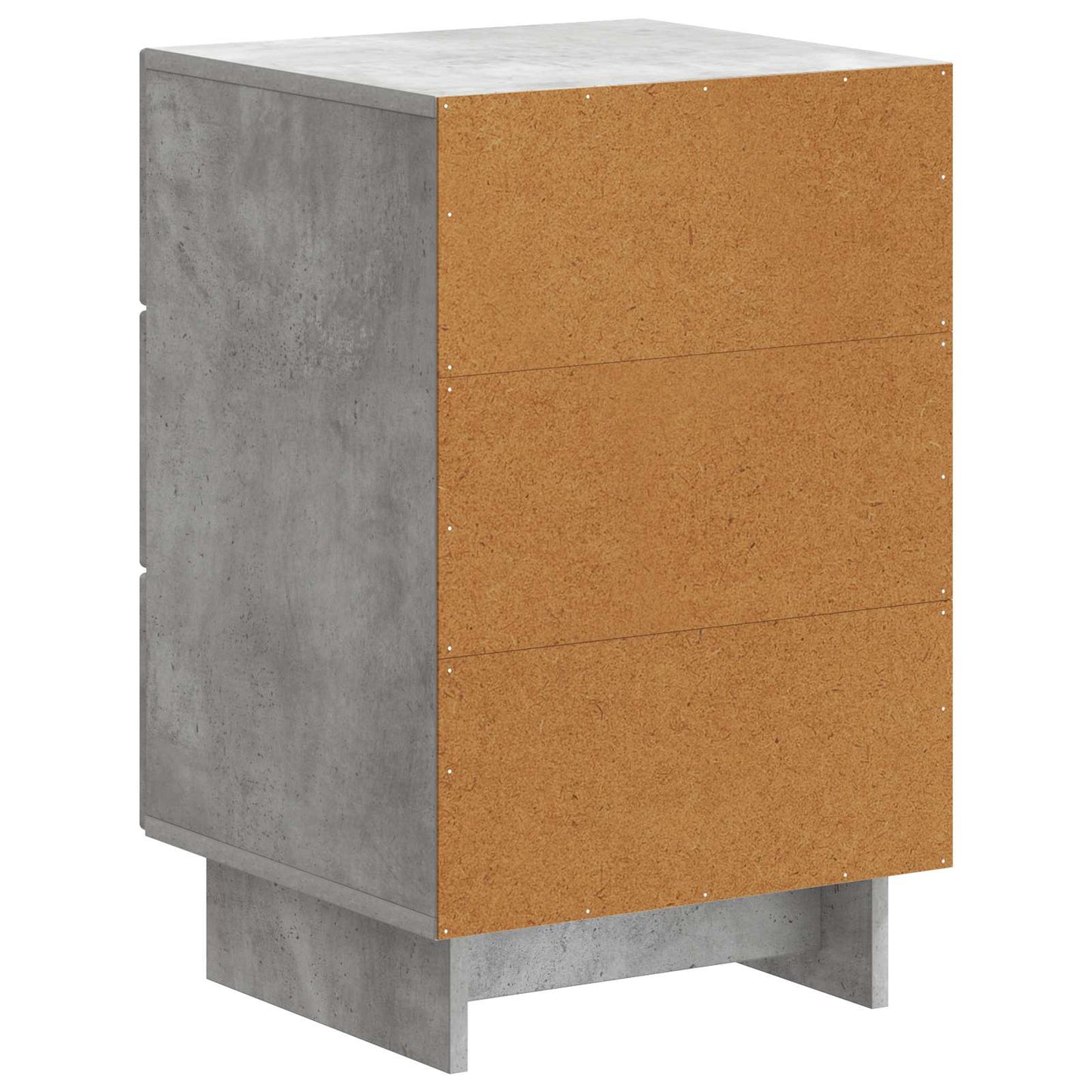 Nattbordskap Betonggrå 43 x 41 x 66,5 cm Konstruert tre