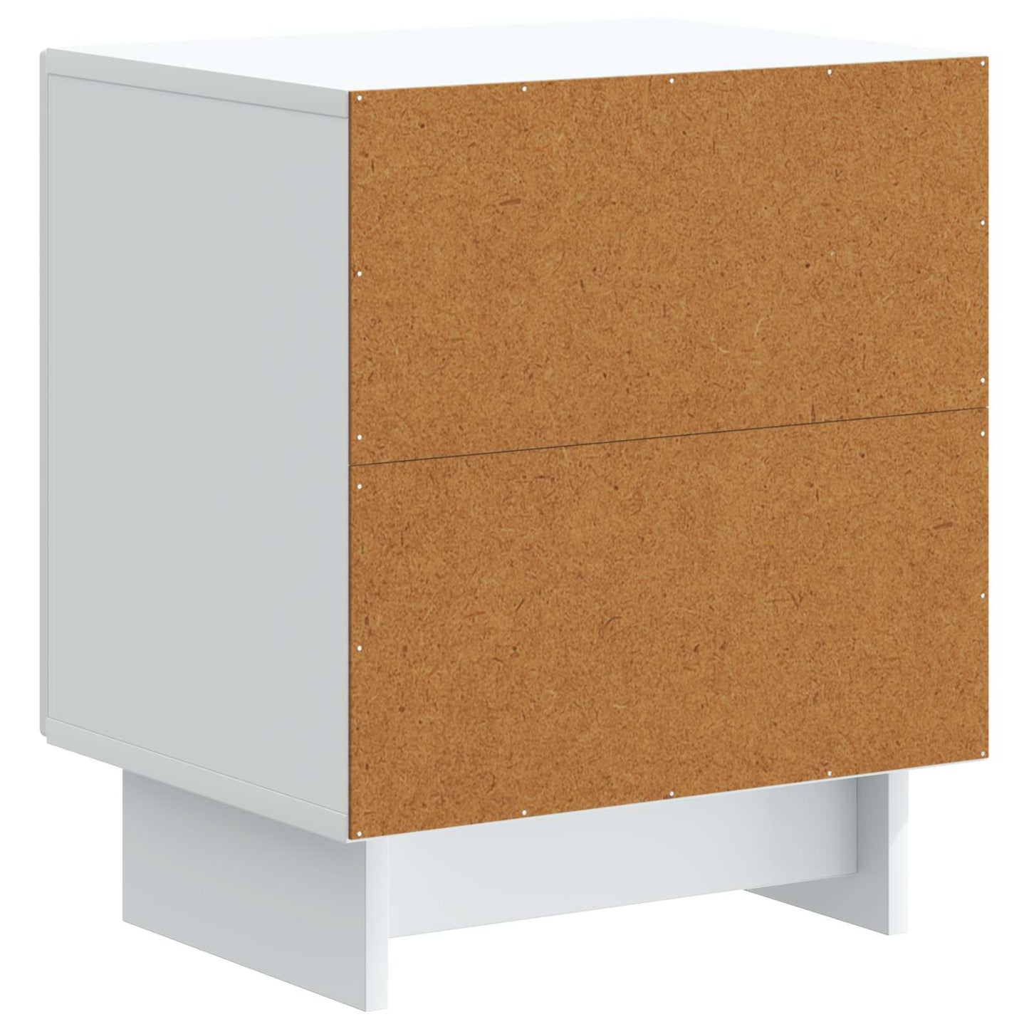 Nattbordskap Hvit 43 x 34,5 x 50 cm Konstruert tre