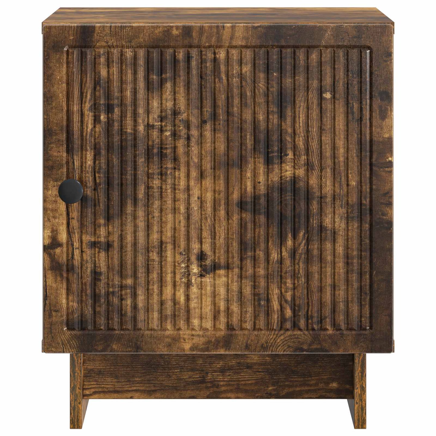 Nattbordskap Røkt Eik 43 x 34,5 x 50 cm Konstruert tre