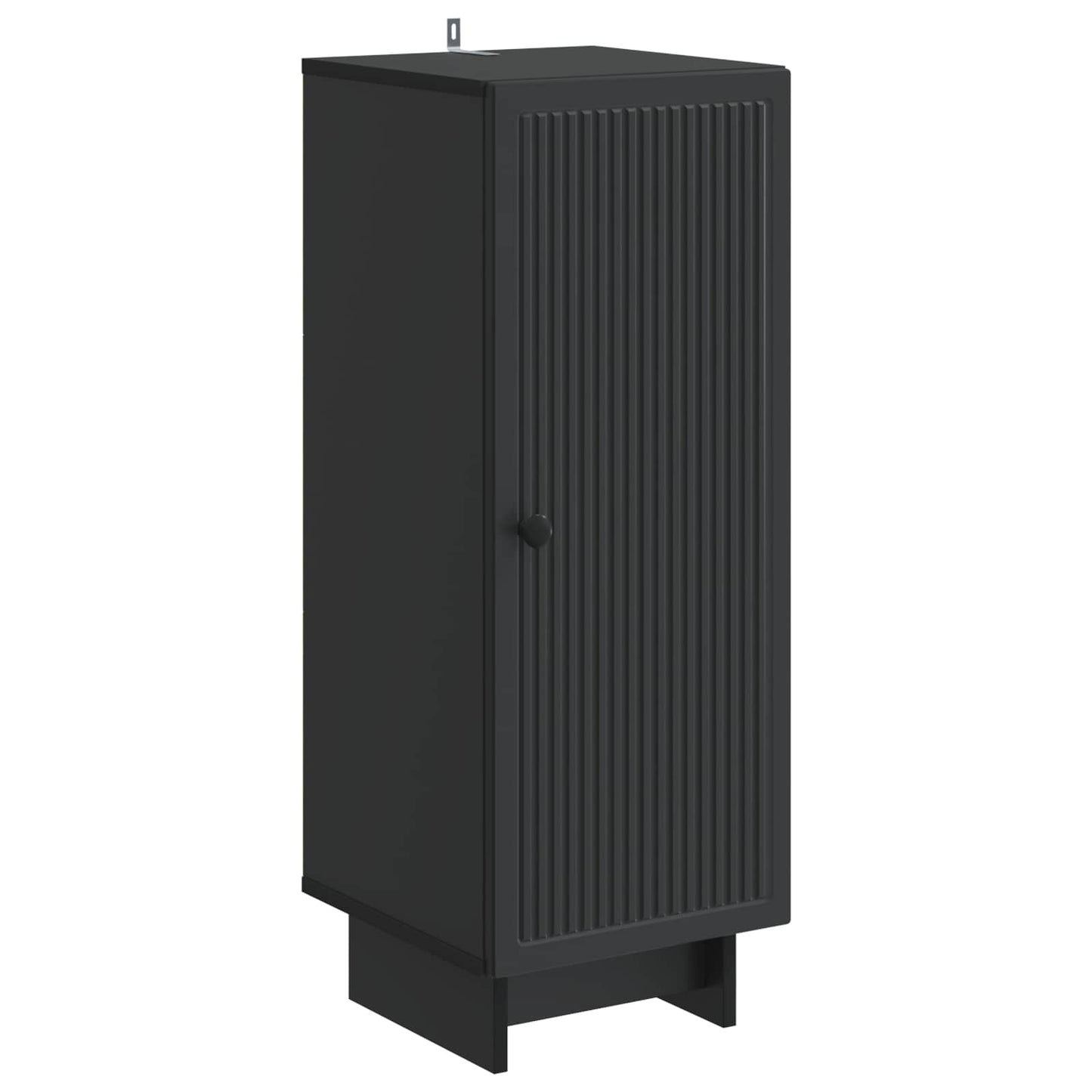 Serviesskap Svart 33 x 34,5 x 90 cm Konstruert tre
