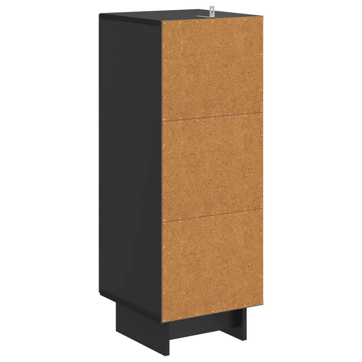 Serviesskap Svart 33 x 34,5 x 90 cm Konstruert tre