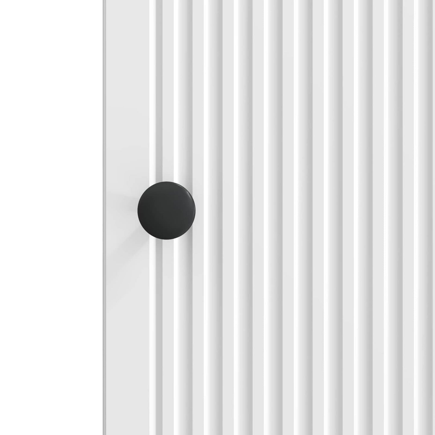 Serviesskap Høgglans hvit 33 x 34,5 x 90 cm Konstruert tre