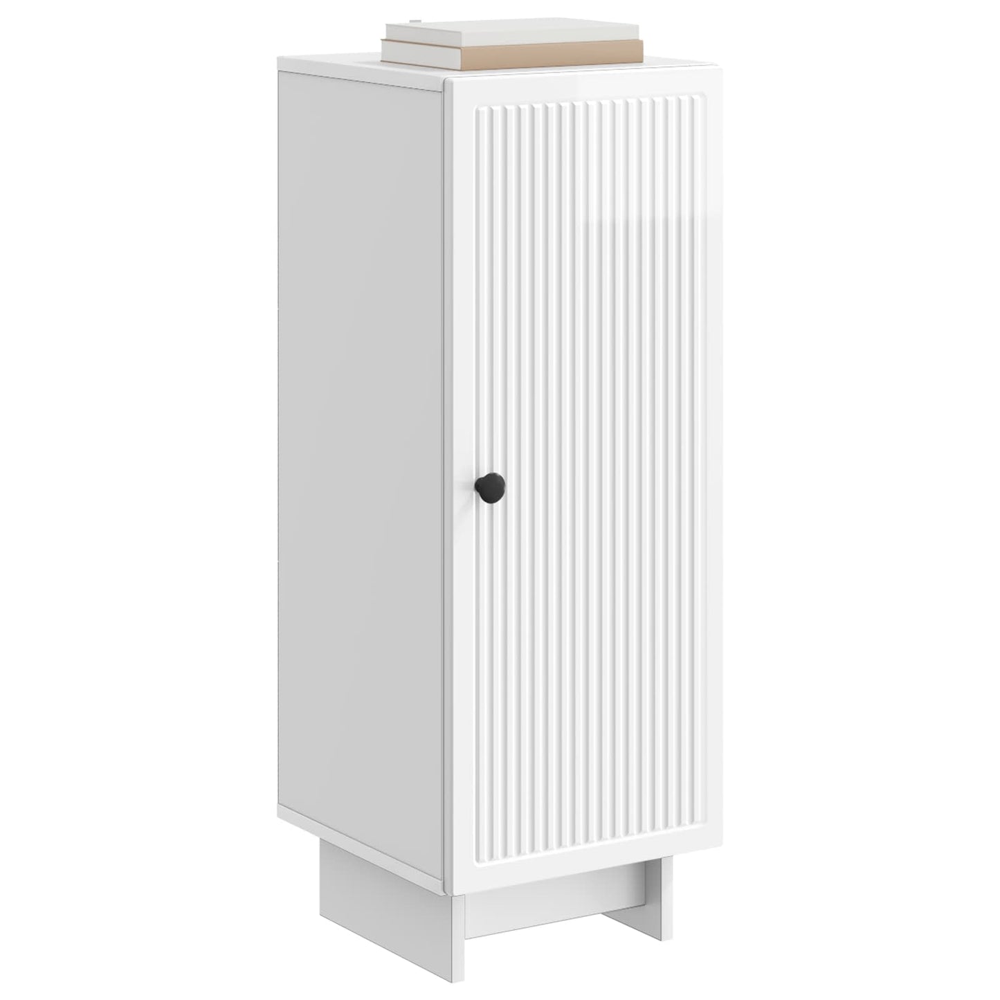 Serviesskap Høgglans hvit 33 x 34,5 x 90 cm Konstruert tre