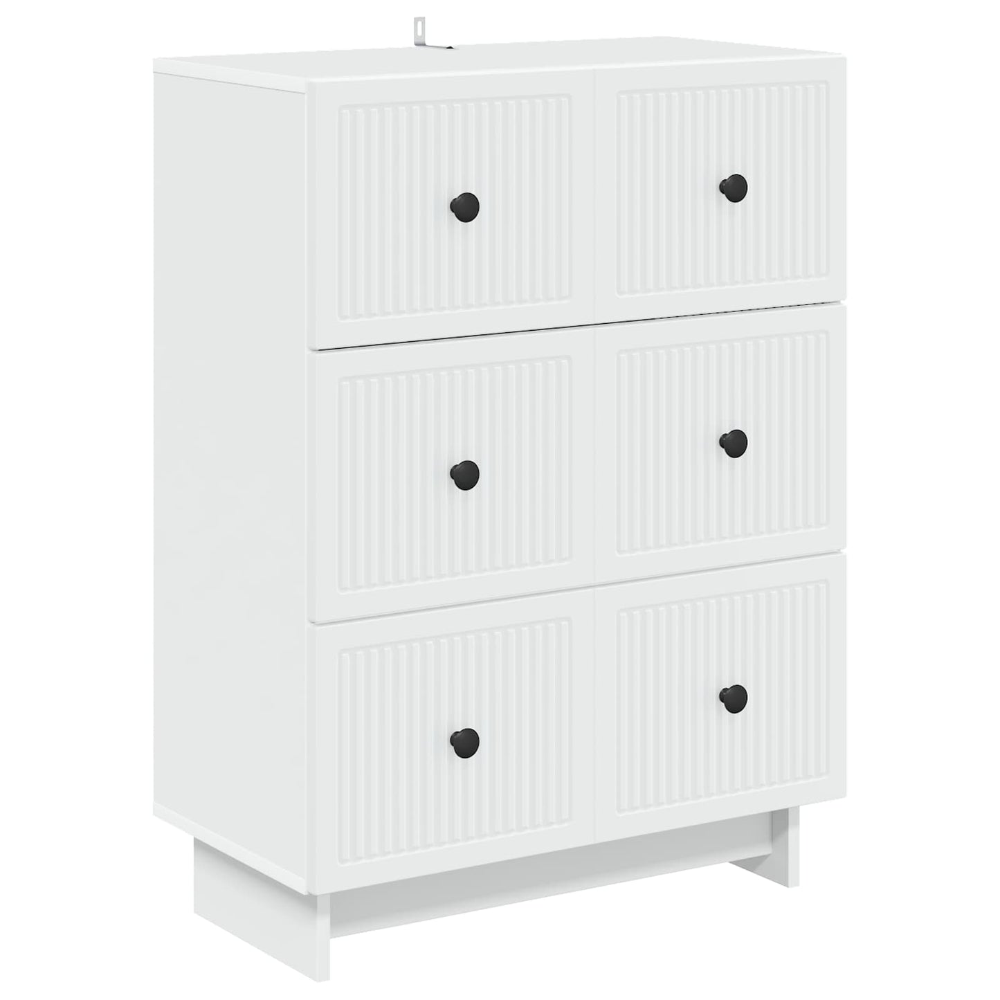 Skuffeskap Hvit 66 x 34,5 x 90 cm Konstruert tre