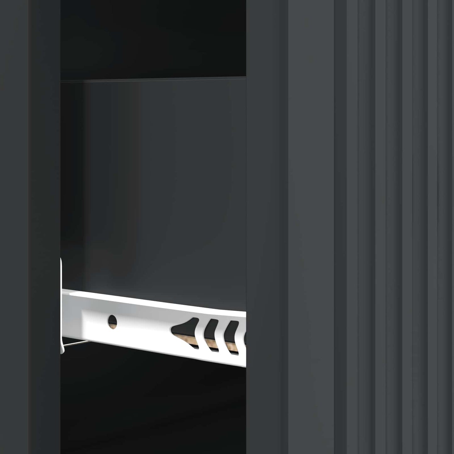 Skuffeskap Svart 66 x 34,5 x 90 cm Konstruert tre