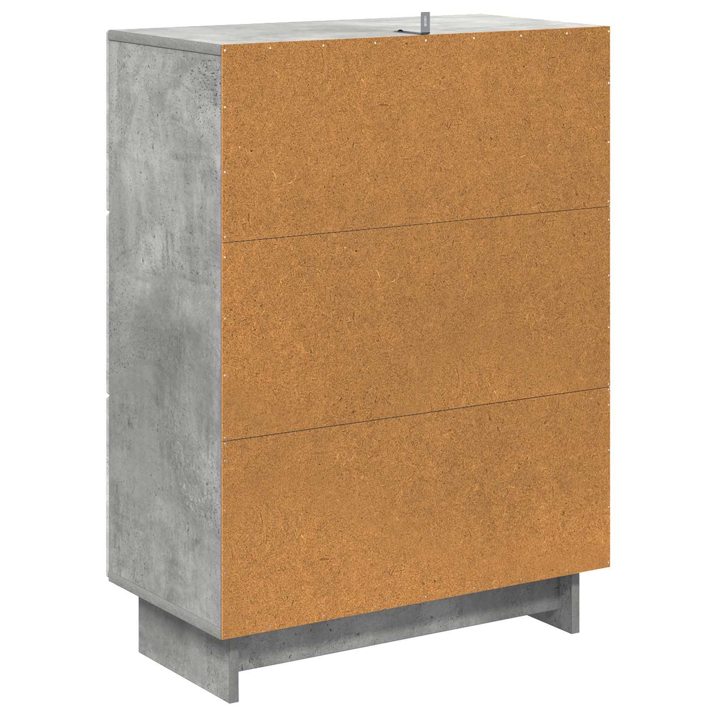 Skuffeskap Betonggrå 66 x 34,5 x 90 cm Konstruert tre