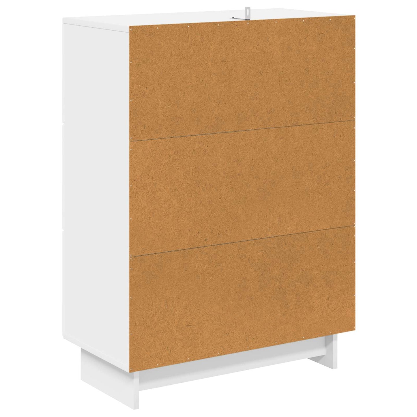 Skuffeskap Høgglans hvit 66 x 34,5 x 90 cm Konstruert tre