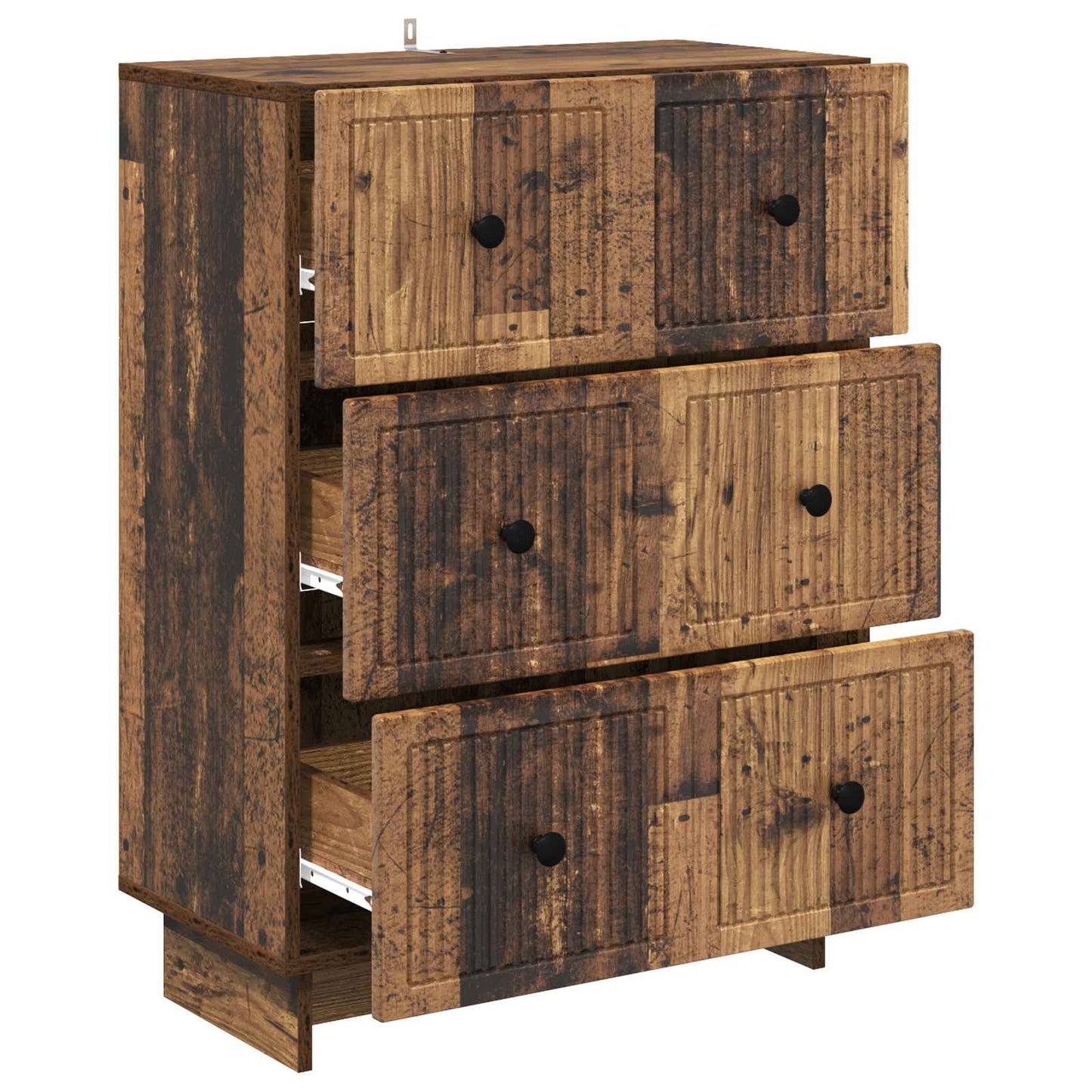 Skuffeskap Gammelt tre 66 x 34,5 x 90 cm Konstruert tre