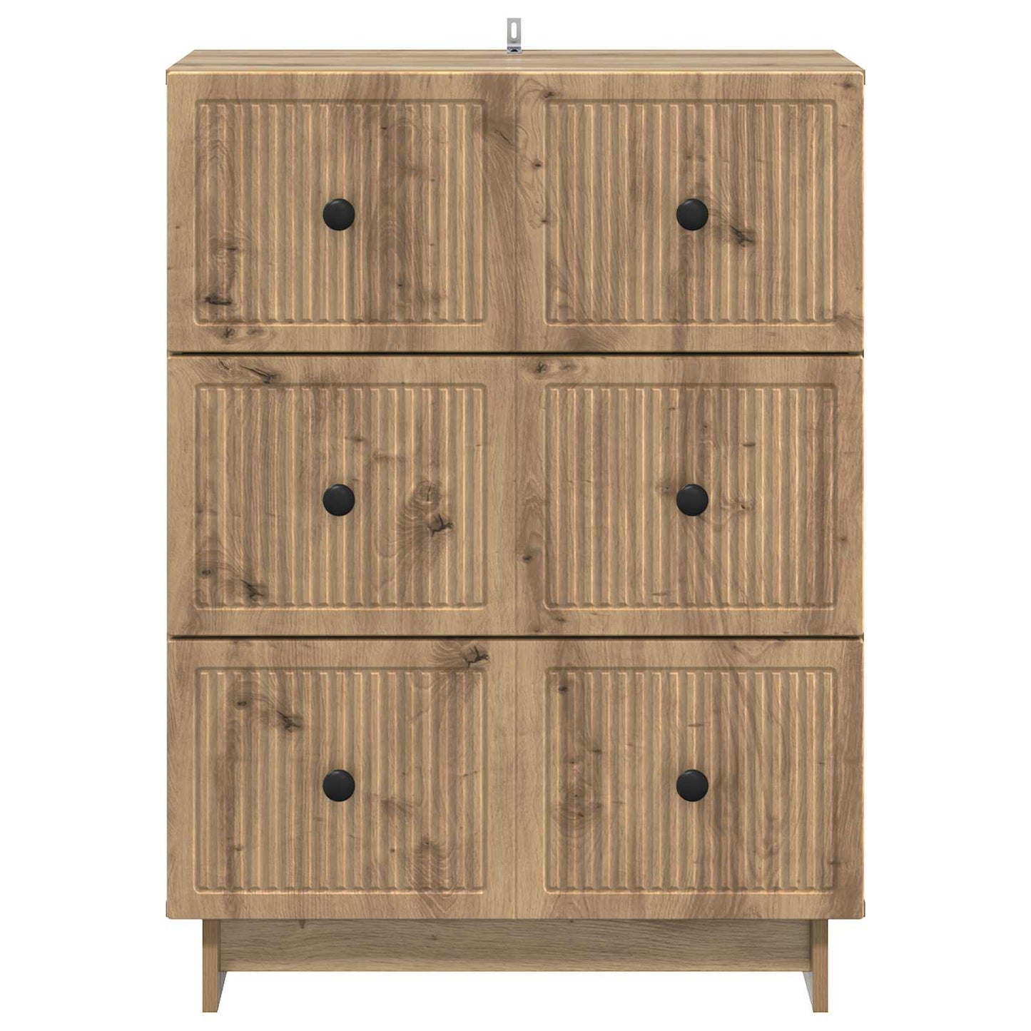 Skuffeskap Artisan eik 66 x 34,5 x 90 cm Konstruert tre