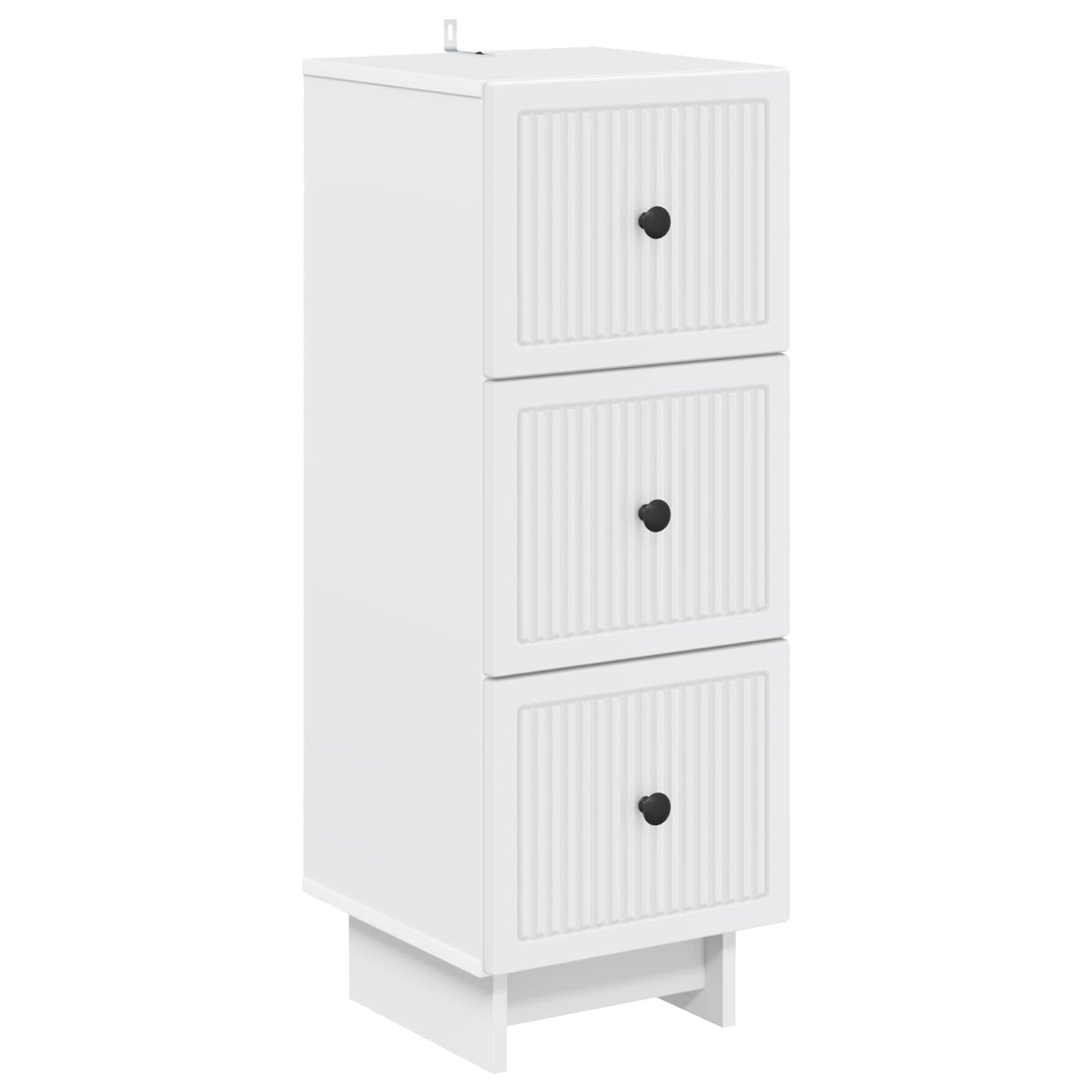 Skuffeskap Hvit 33 x 34,5 x 90 cm Konstruert tre