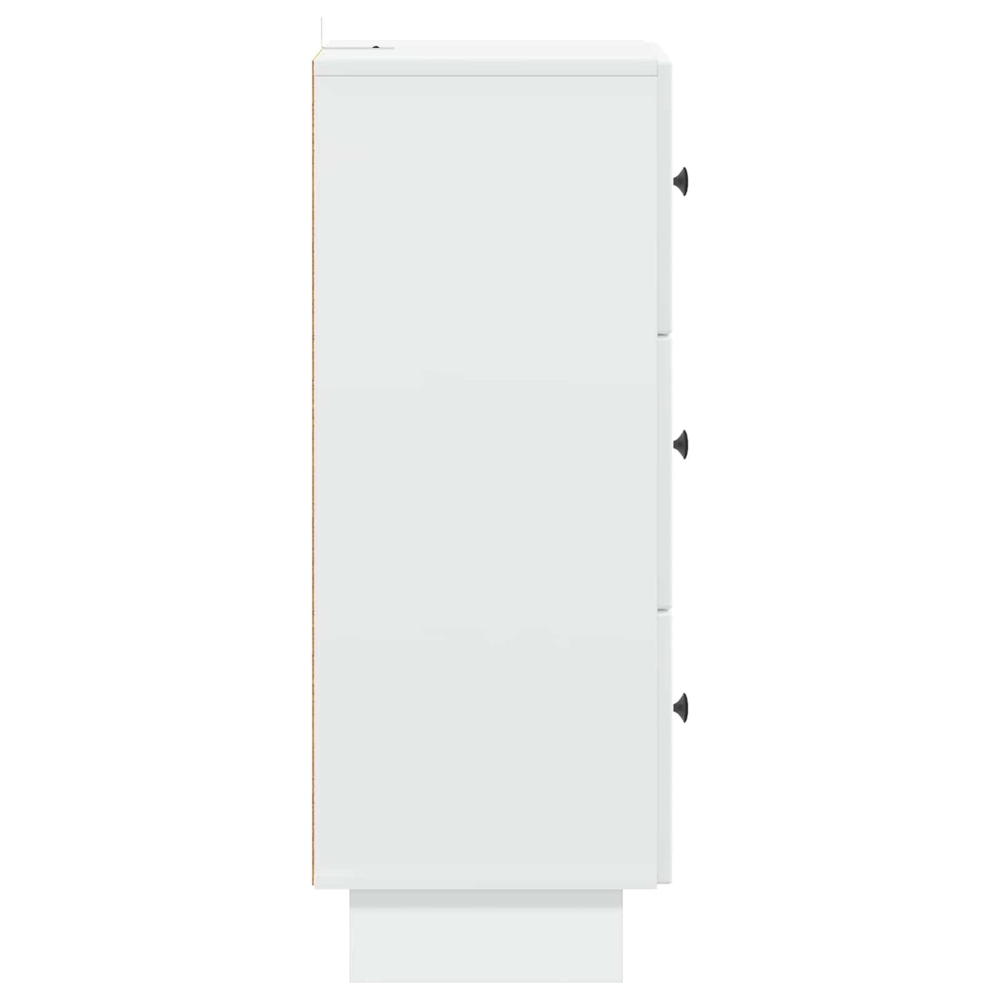 Skuffeskap Hvit 33 x 34,5 x 90 cm Konstruert tre