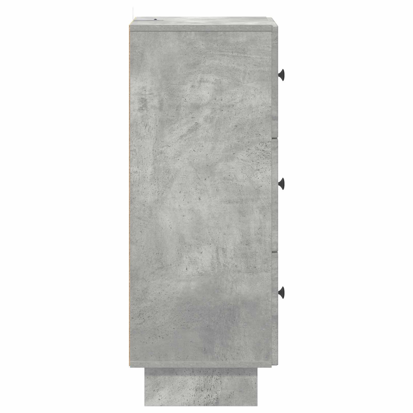 Skuffeskap Betonggrå 33 x 34,5 x 90 cm Konstruert tre