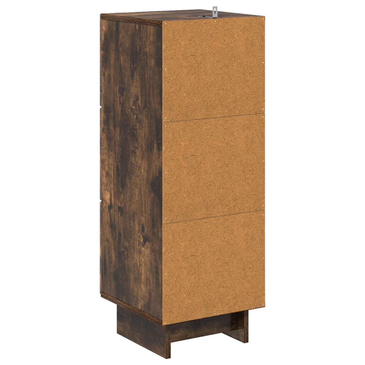 Skuffeskap Røkt Eik 33 x 34,5 x 90 cm Konstruert tre