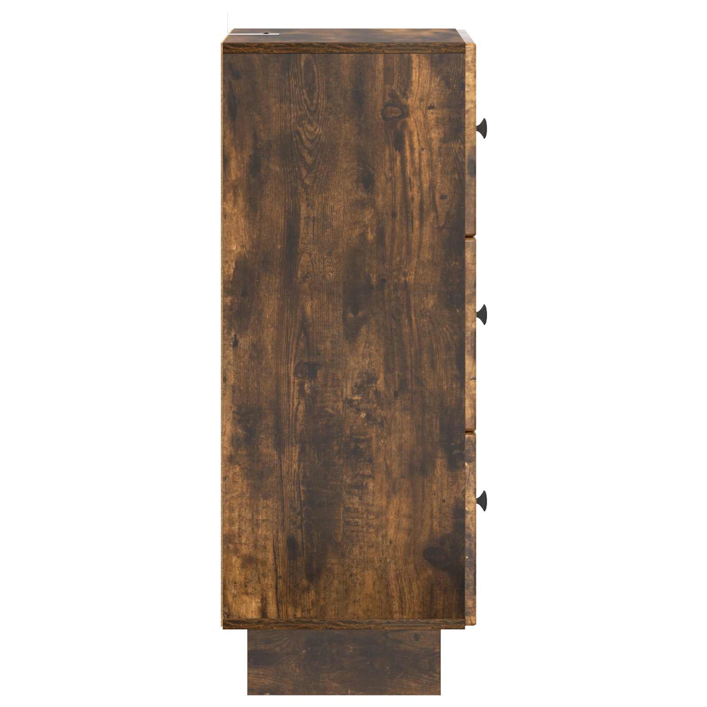 Skuffeskap Røkt Eik 33 x 34,5 x 90 cm Konstruert tre