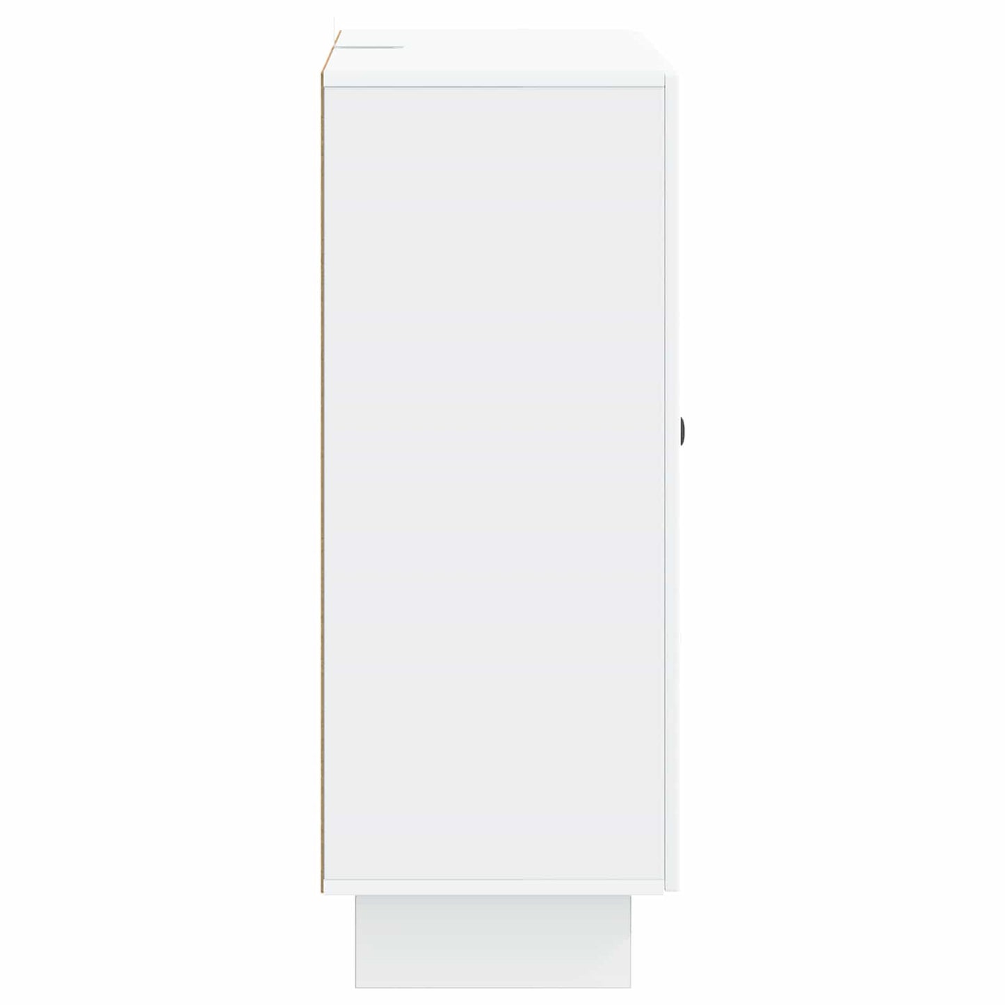 Serviesskap med skuff Hvit 66 x 34,5 x 90 cm Konstruert tre