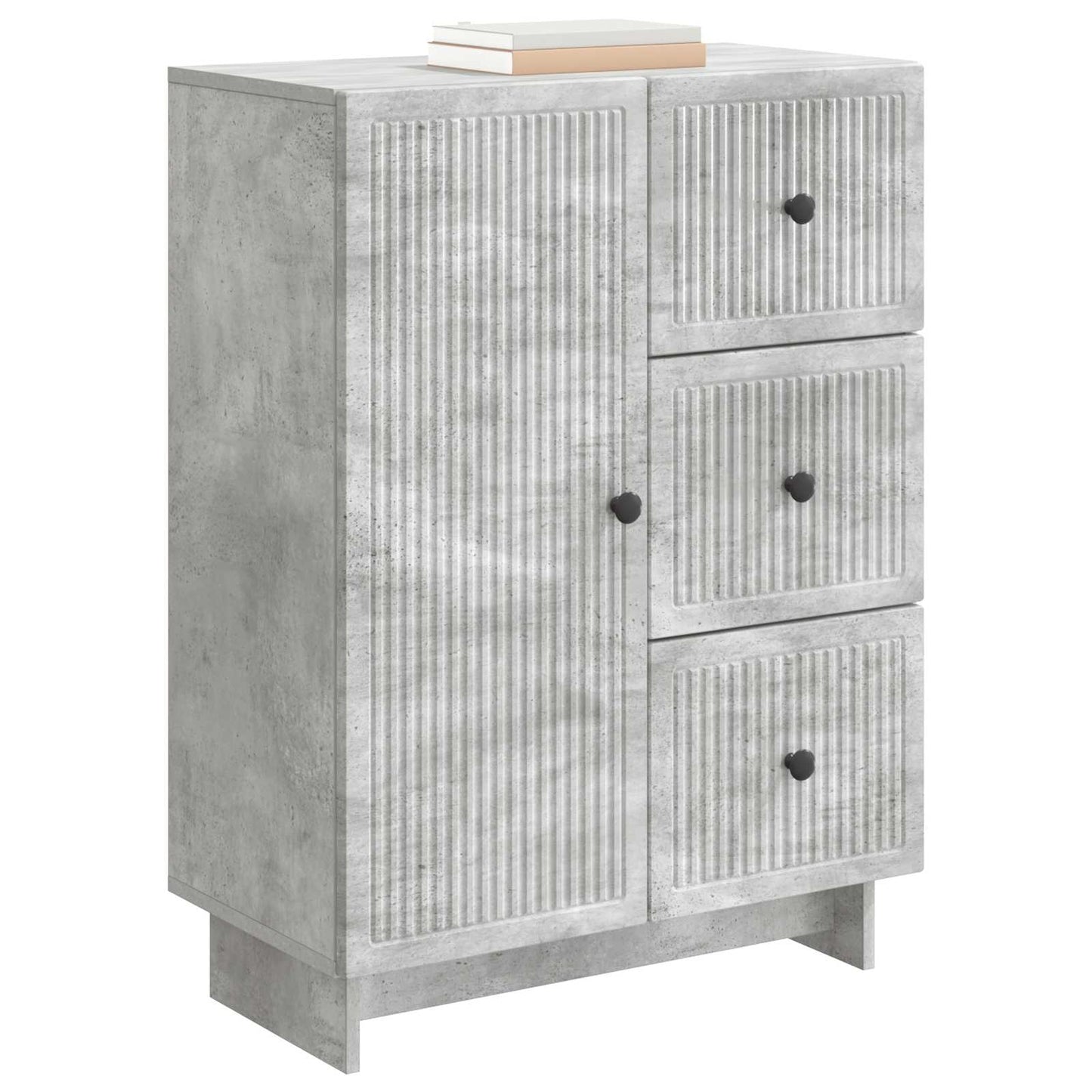 Serviesskap Betonggrå 66 x 34,5 x 90 cm Konstruert tre