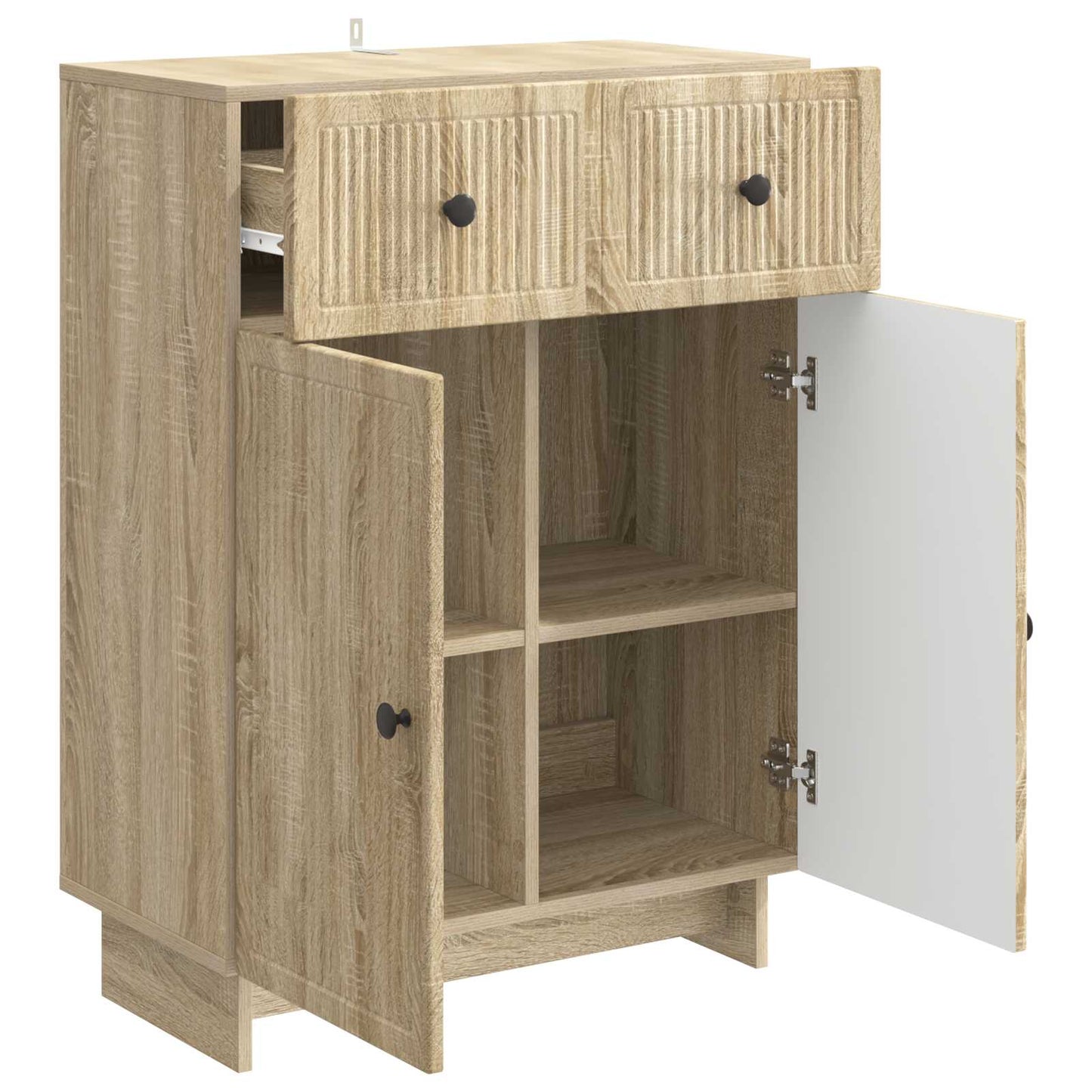 Serviesskap Sonoma eik 66 x 34,5 x 90 cm Konstruert tre