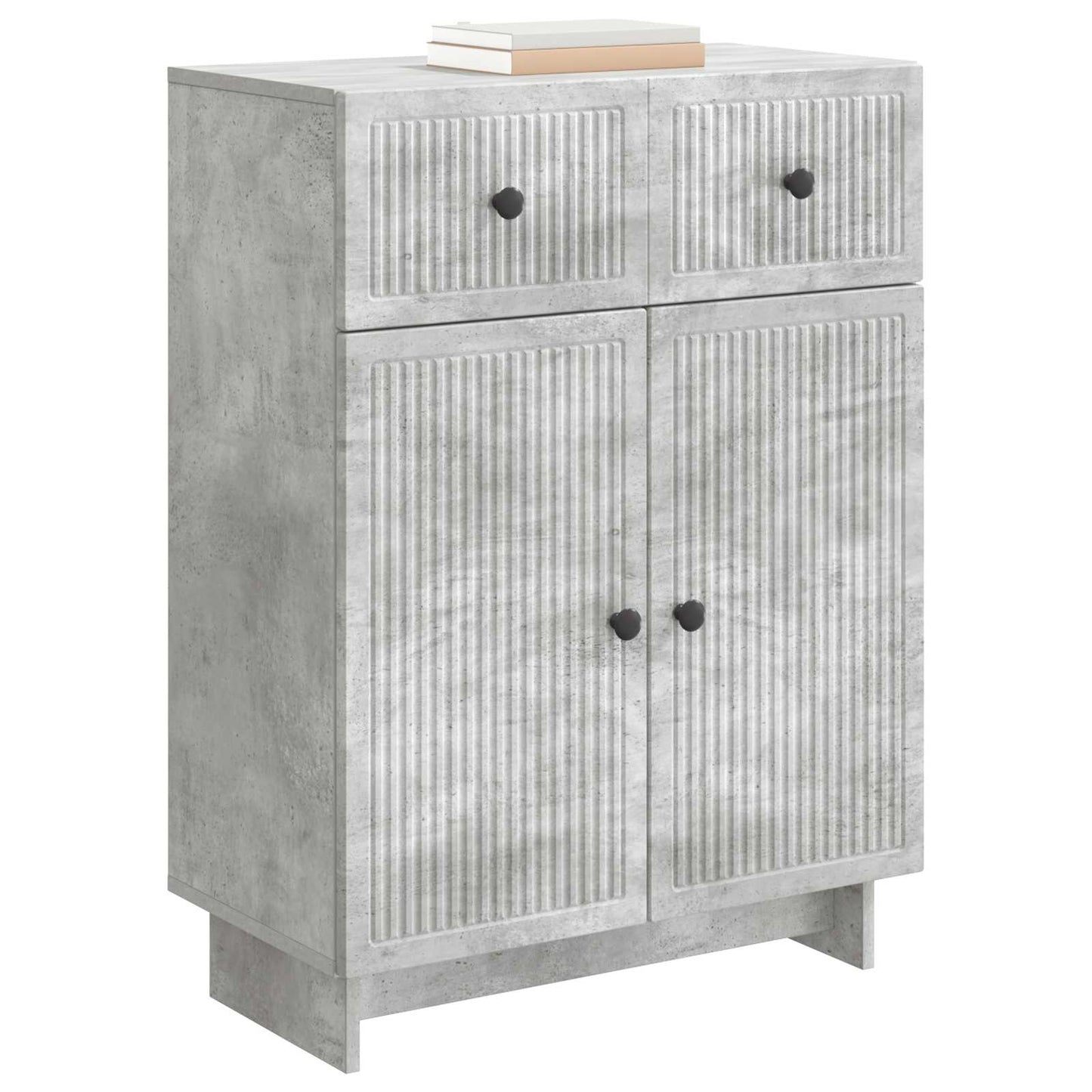 Serviesskap Betonggrå 66 x 34,5 x 90 cm Konstruert tre