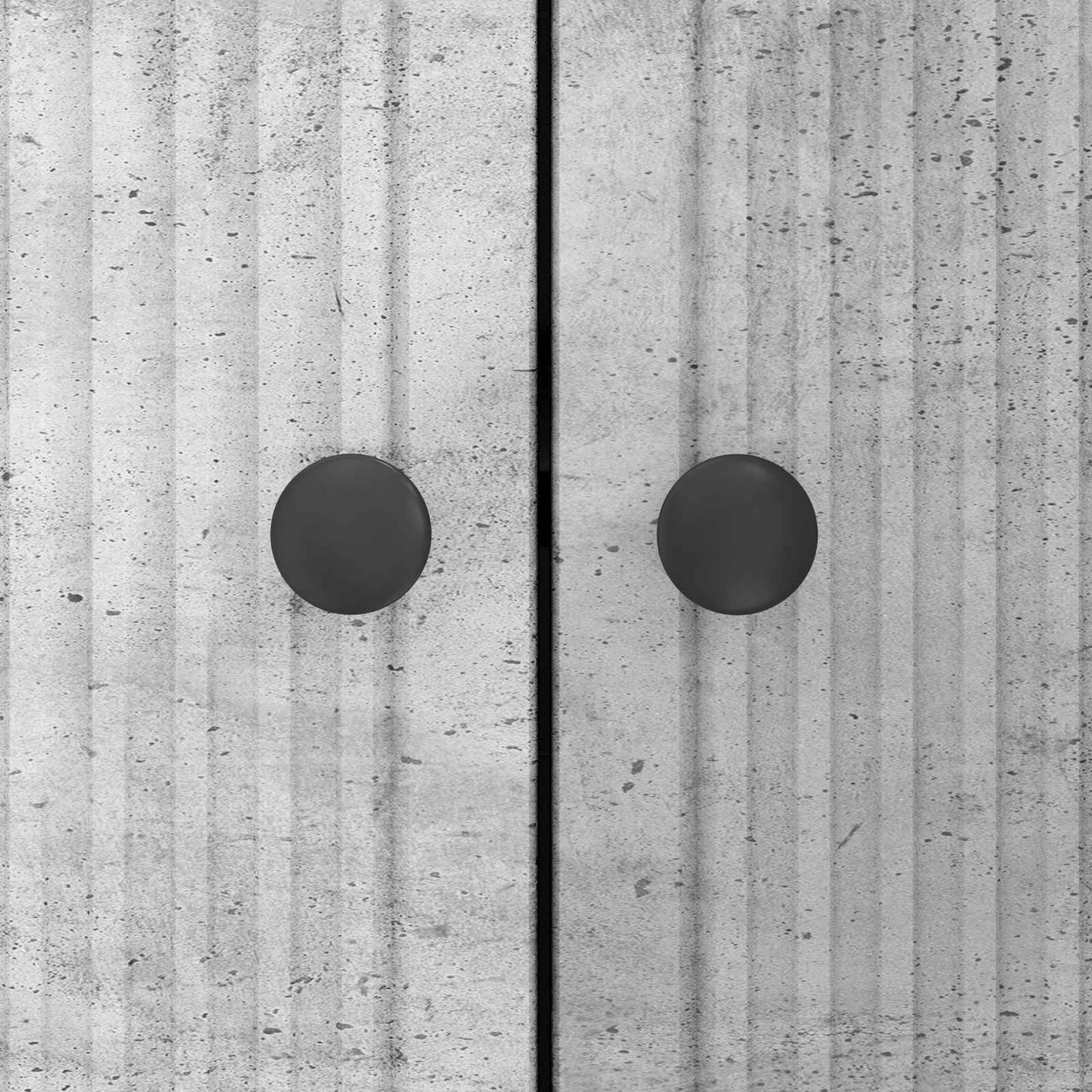 Serviesskap Betonggrå 89 x 34,5 x 80 cm Konstruert tre
