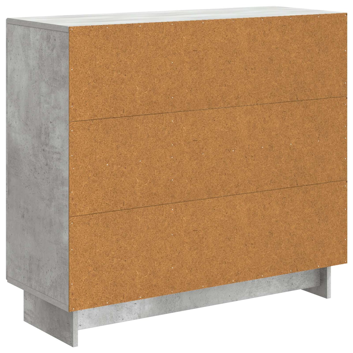 Serviesskap Betonggrå 89 x 34,5 x 80 cm Konstruert tre