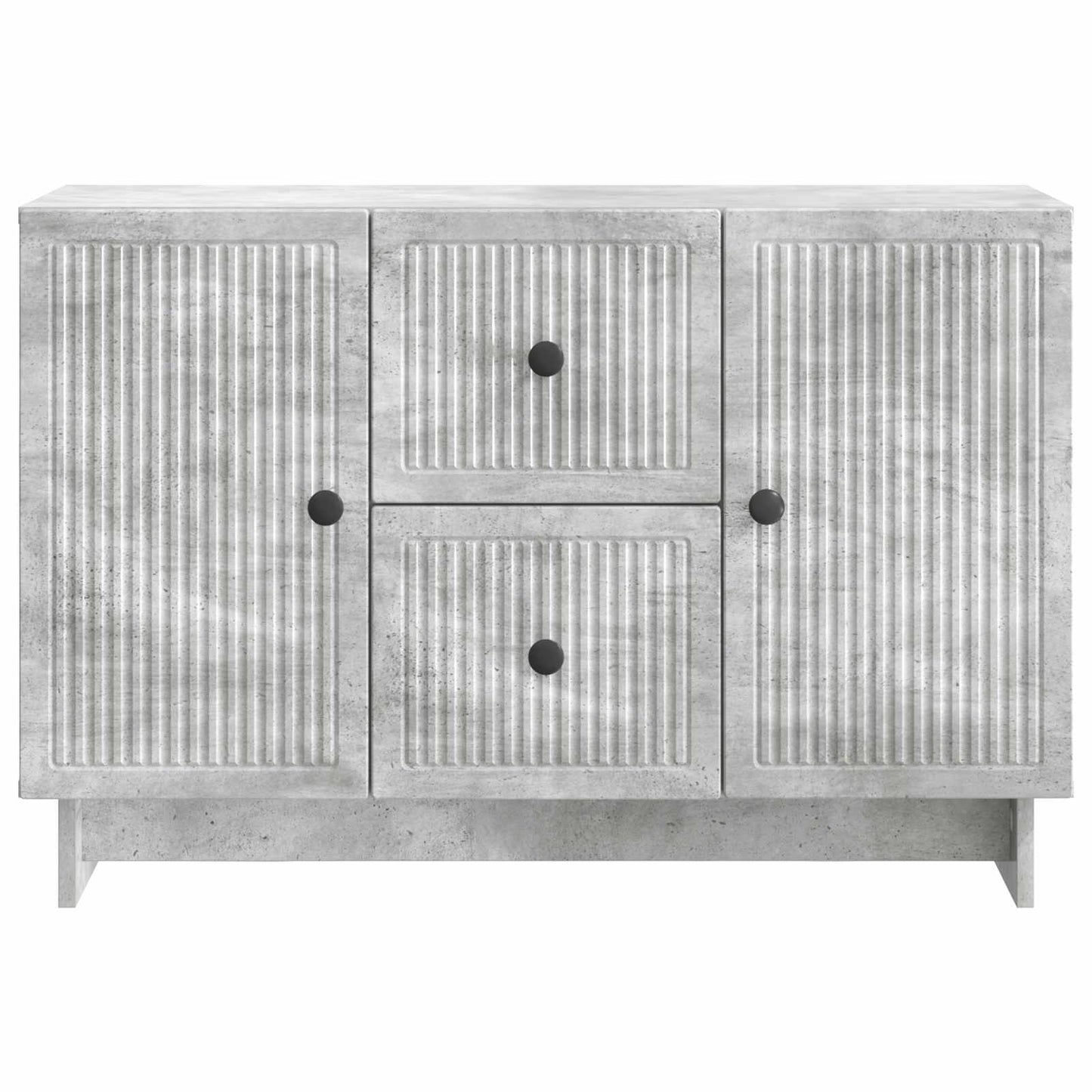 Serviesskap Betonggrå 89 x 34,5 x 60 cm Konstruert tre