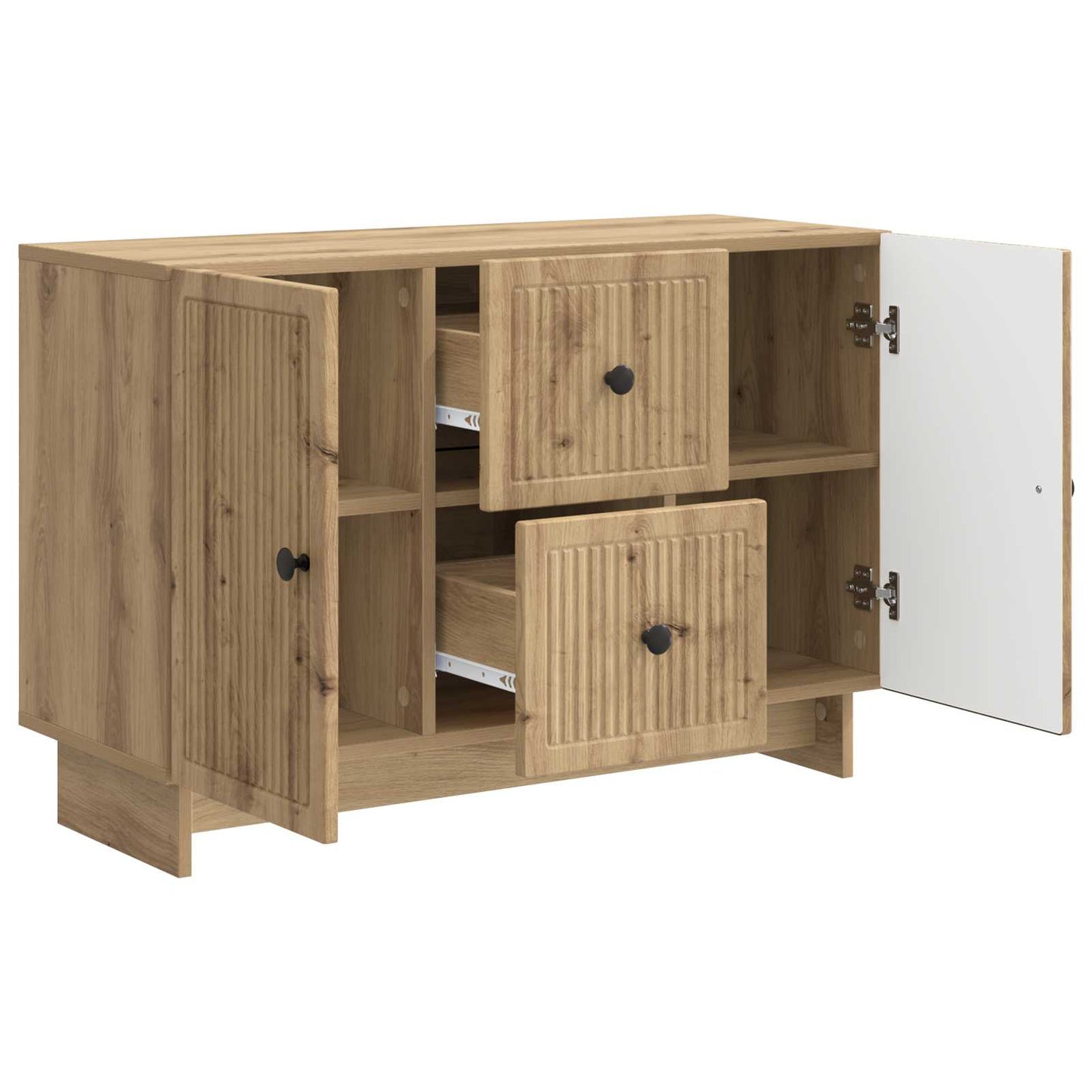Serviesskap Artisan eik 89 x 34,5 x 60 cm Konstruert tre