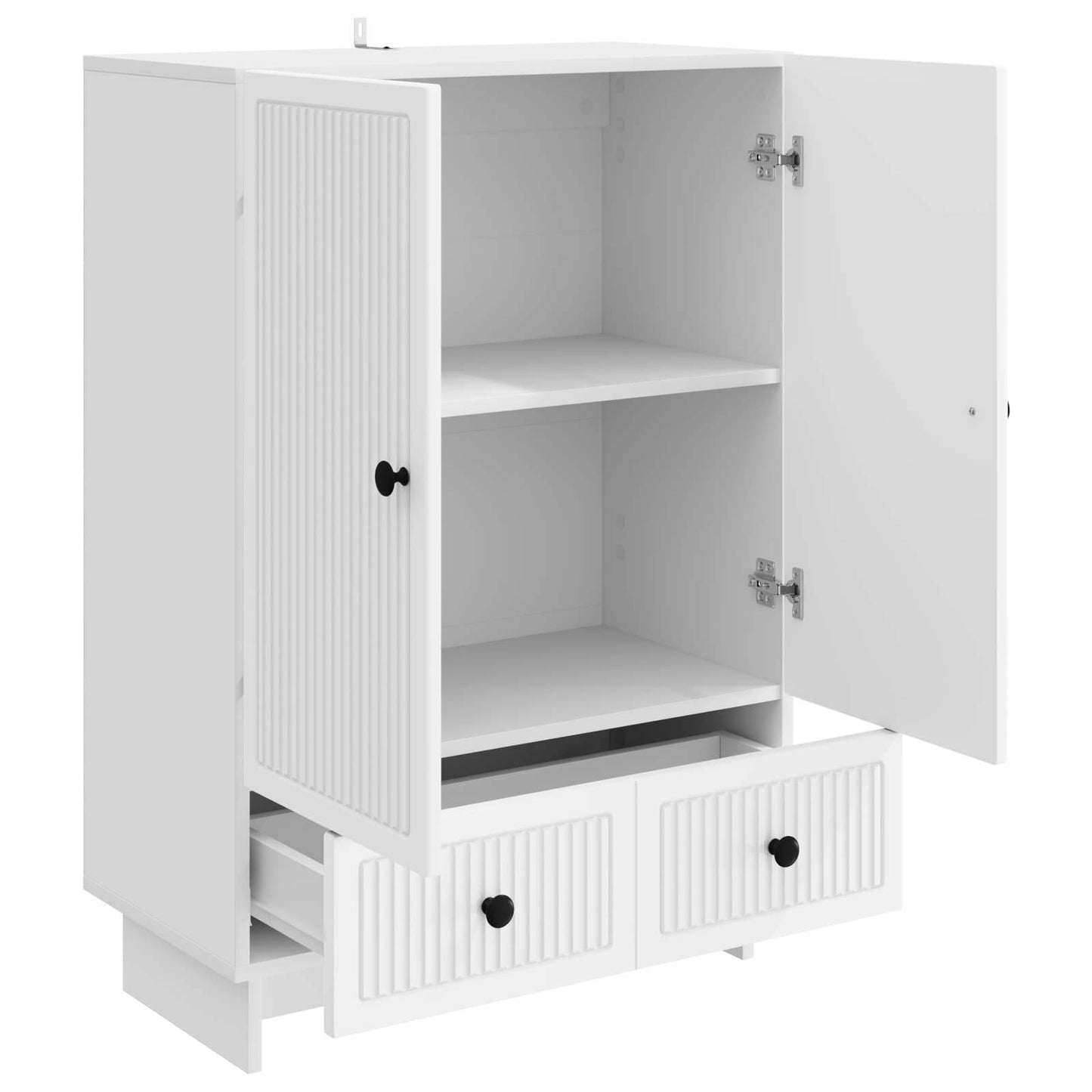 Serviesskap Hvit 66 x 34,5 x 95 cm Konstruert tre