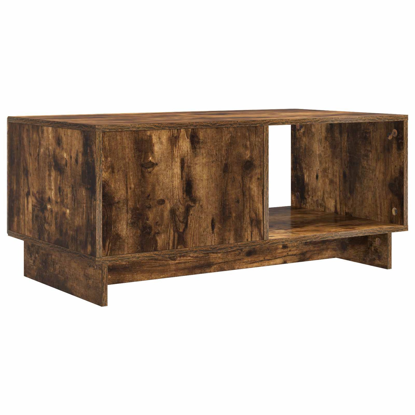Kaffebord Røkt Eik 90 x 50 x 40 cm Konstruert tre