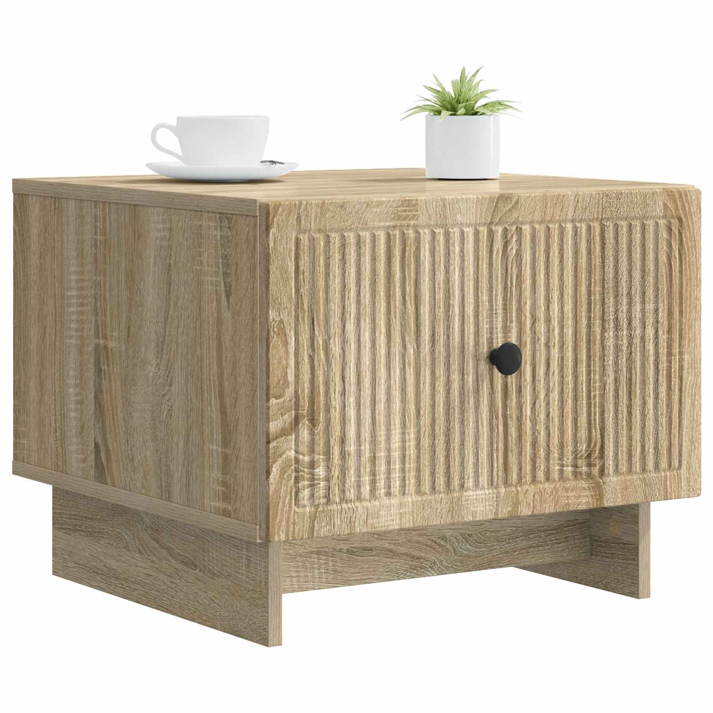 Kaffebord med skuff Sonoma eik 49 x 50 x 40 cm Konstruert tre
