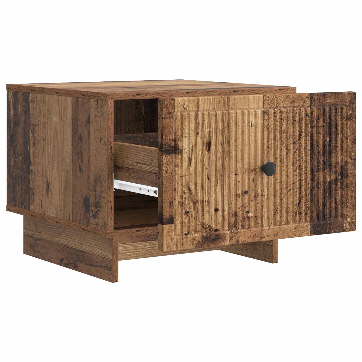 Kaffebord med skuff Gammelt tre 49 x 50 x 40 cm Konstruert tre